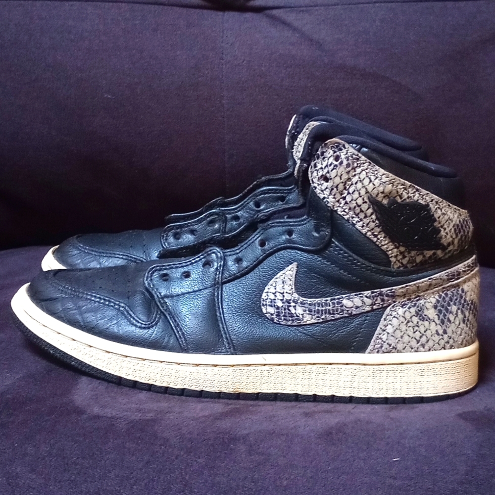 Women's Snakeskin Air Jordan 1